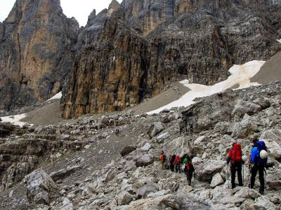 003-Aufstiegsroute zum Castiglione-Klettersteig
